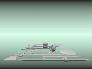 weaponry 3D Model
