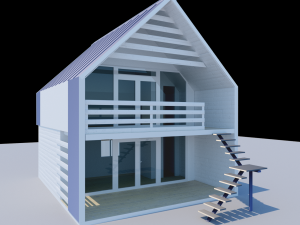 country house Modelo 3D