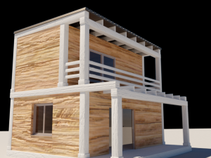 country house Modelo 3D
