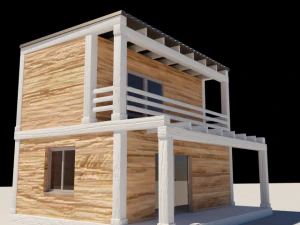Landhaus 3D Modell