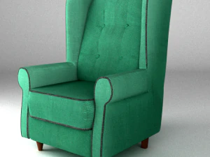 안락의자 3D 모델