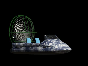 airborne boat 3D Model