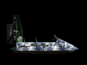 airborne boat 3D Model