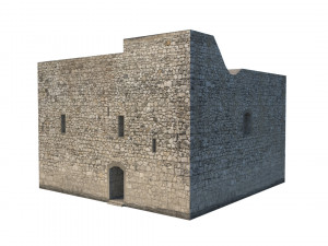 castle prison low poly 3D Model