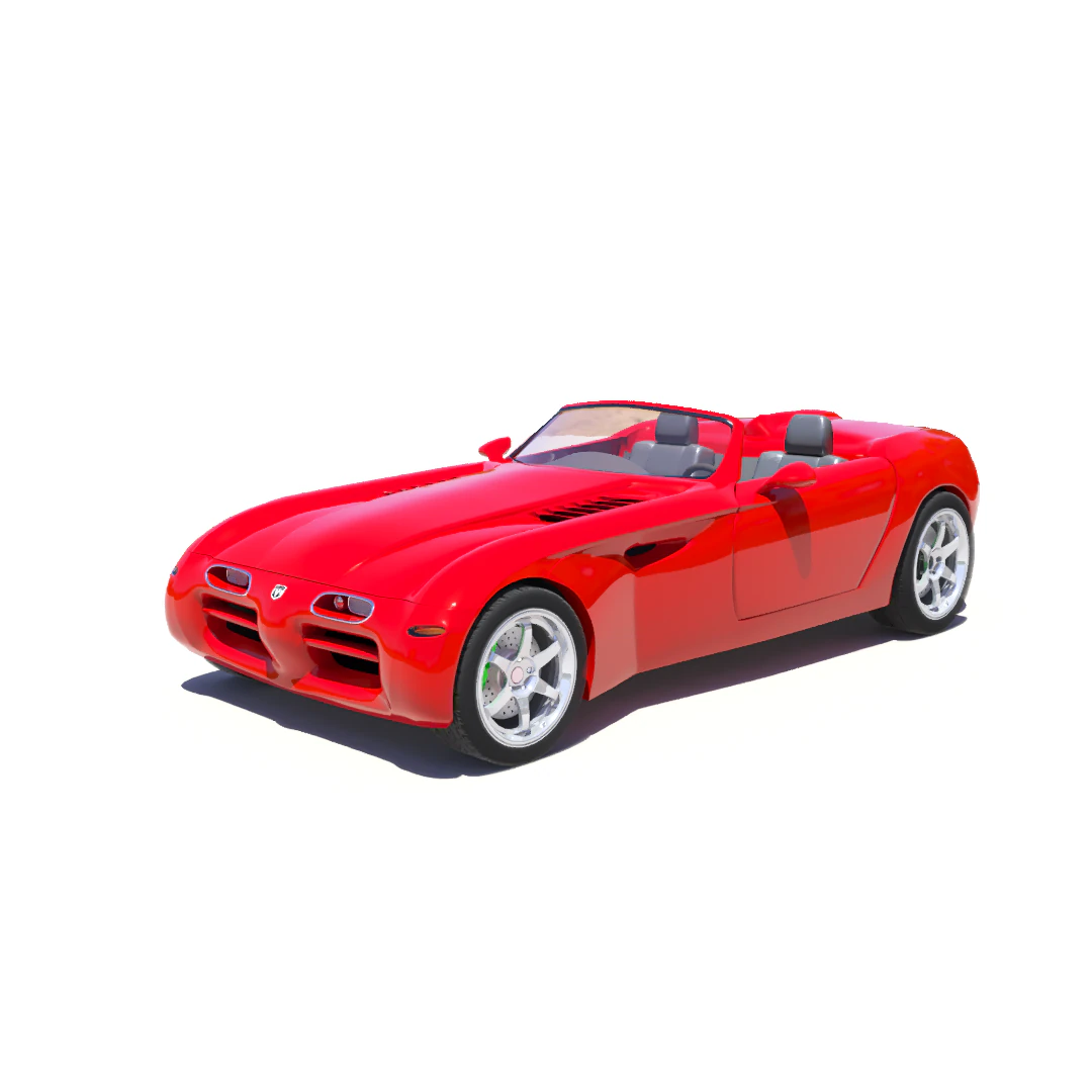 dodge copperhead 3D Model .c4d .max .obj .3ds .fbx .stl .blend 