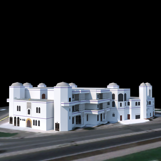 omnmuscatbeachhotel 3D 模型 .c4d .max .obj .3ds .fbx .stl .blend