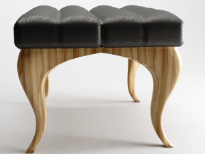 pouf footstool 3D Model