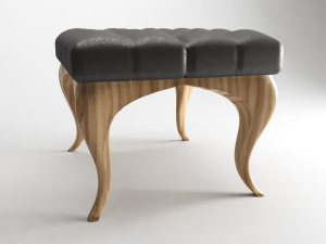 pouf footstool 3D Model