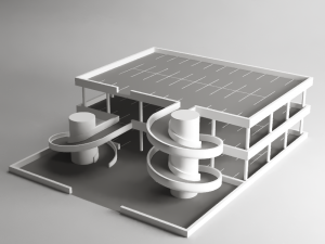 multistorey car park Modelo 3D