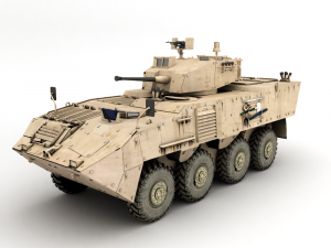 armoured personnel carrier 3D Model