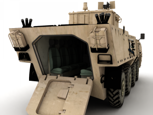 armoured personnel carrier 3D Model