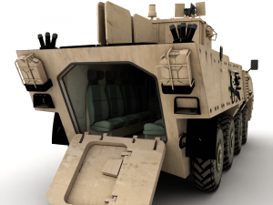 armoured personnel carrier 3D Model