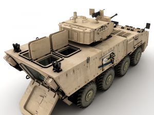 armoured personnel carrier 3D Model