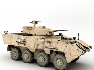 armoured personnel carrier 3D Model
