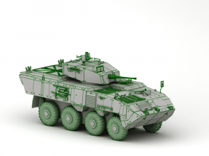 armoured personnel carrier 3D Model
