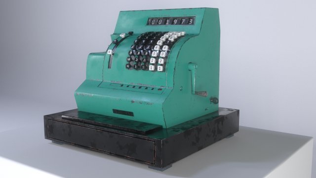 cash machine 3D 모델 .c4d .max .obj .3ds .fbx .stl .blend 