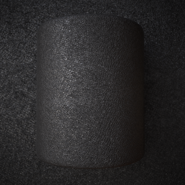 Black Leather PBR Texture