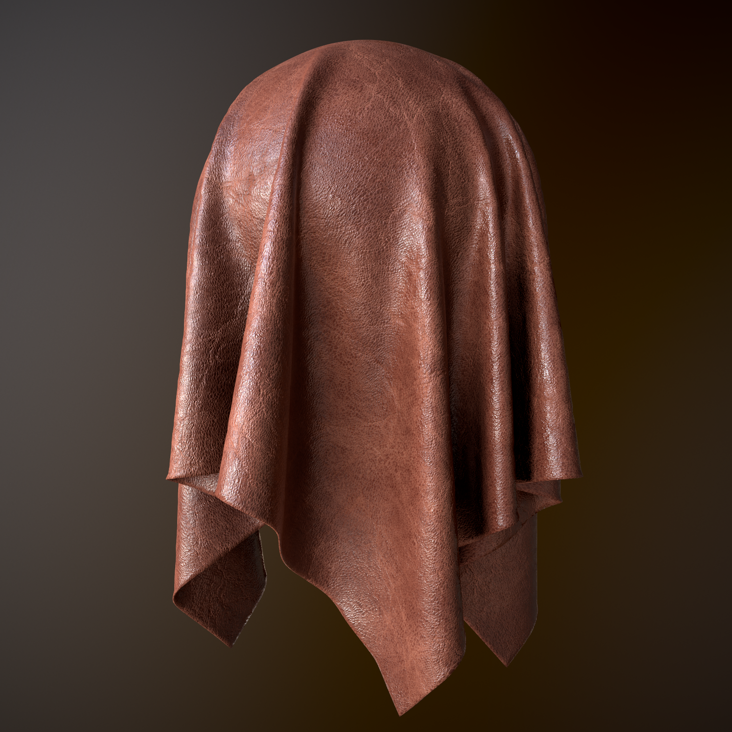 Red Leather PBR Texture