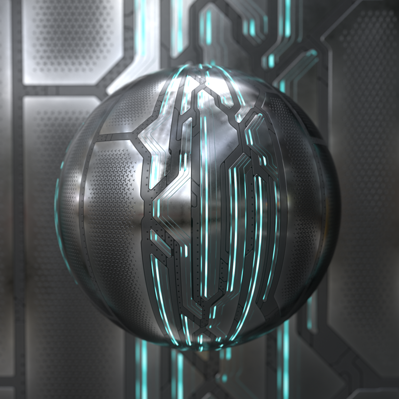 Scifi panel 71 PBR Texture CG Текстури .c4d .max .obj .3ds .fbx .stl .blend 