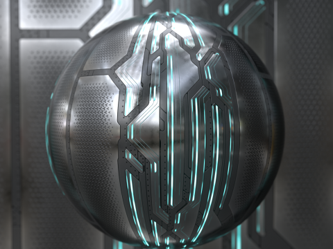Scifi panel 71 PBR Texture CG 텍스쳐