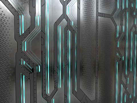 Scifi panel 71 PBR Texture CG Textures