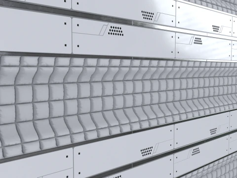 Sci-fi panel 73 PBR Texture CG Textures