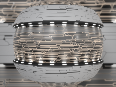 Sci-fi panel 76 PBR Texture CG 텍스쳐