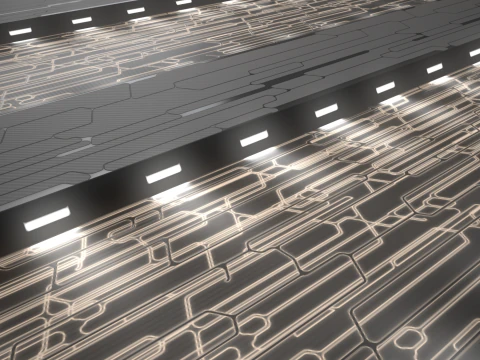 Sci-fi panel 76 PBR Texture CG Textures