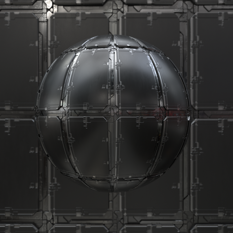 Sci-fi panel 32 PBR Texture CG Textures .c4d .max .obj .3ds .fbx .stl .blend 