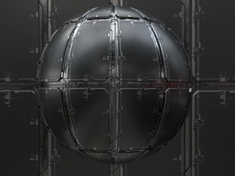 Sci-fi panel 32 PBR Texture CG Textures