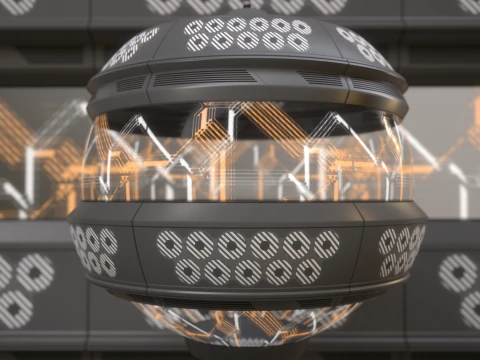 공상과학 패널 77 PBR 텍스처 CG 텍스쳐