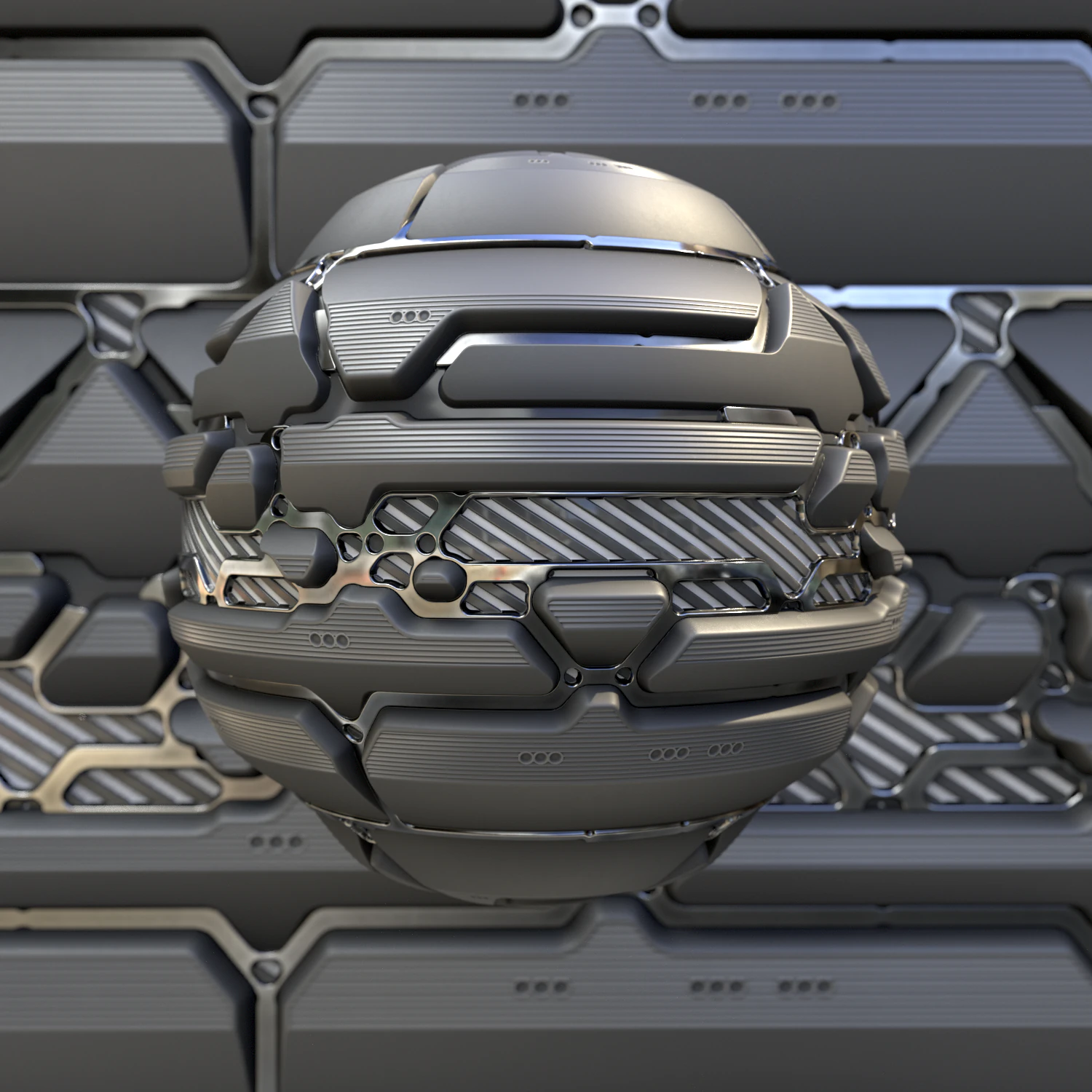 Sci-fi panel 70 PBR Texture CG Textures .c4d .max .obj .3ds .fbx .stl .blend 