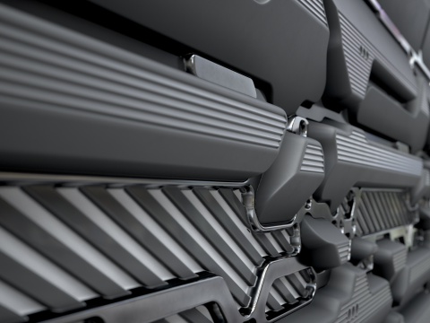 Sci-fi panel 70 PBR Texture CG Textures