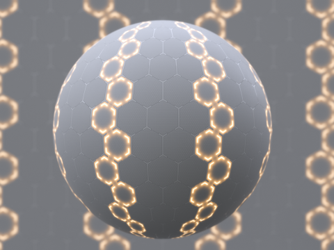 Sci-fi panel 78 PBR Texture CG 텍스쳐
