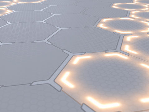Sci-fi panel 78 PBR Texture CG Textures