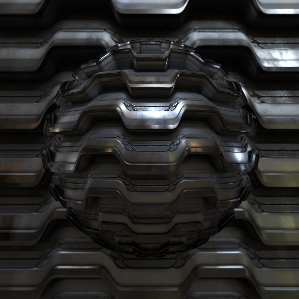 Sci-fi panel 53 PBR Texture CG Textures .c4d .max .obj .3ds .fbx .stl .blend 