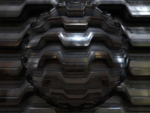 Sci-fi panel 53 PBR Texture CG 텍스쳐