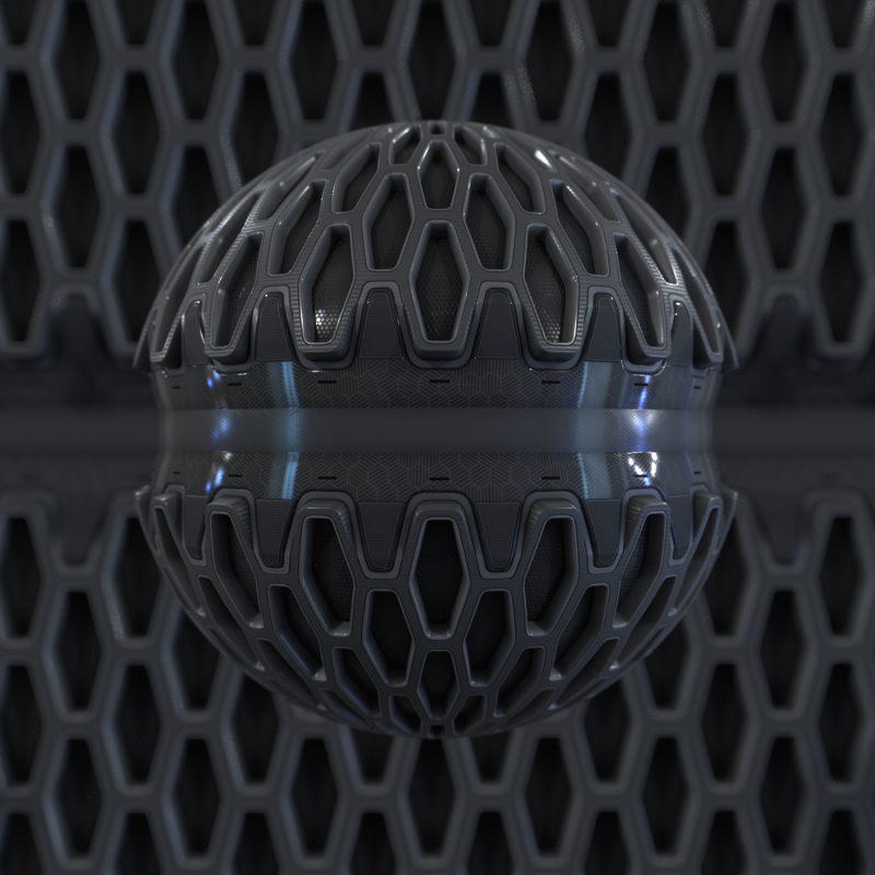 Sci-fi Panel 95 PBR Texture CG Текстури .c4d .max .obj .3ds .fbx .stl .blend