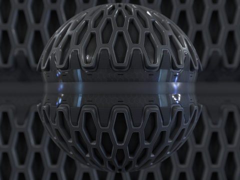 Sci-fi Panel 95 PBR Texture CG Текстури