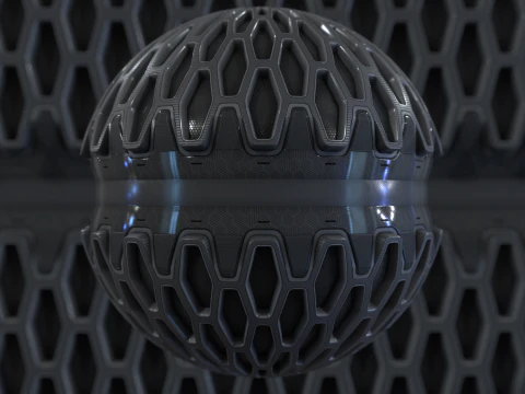 Sci-fi Panel 95 PBR Texture CG Textures