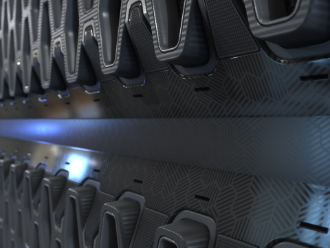 Sci-fi Panel 95 PBR Texture CG Текстури