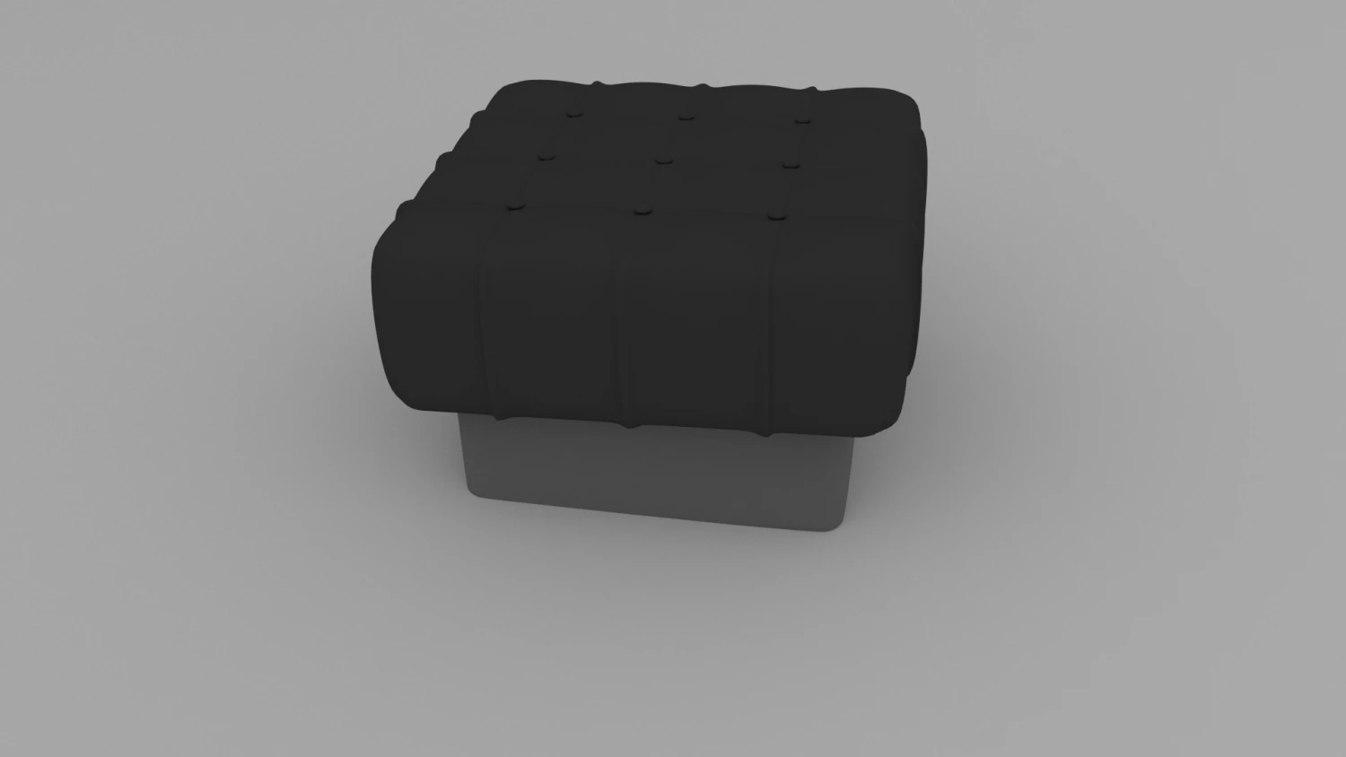 padded stool 3D Model .c4d .max .obj .3ds .fbx .stl .blend