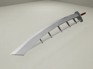 카타나 검 3D 모델