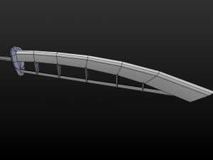 katana sword Modelo 3D