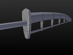 katana sword Modelo 3D