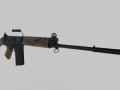l1a1 - fn fal Modello 3D