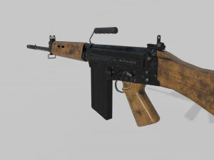 l1a1 - fn fal 3D Model
