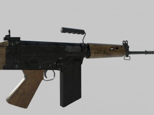 l1a1 - fn fal 3D Model