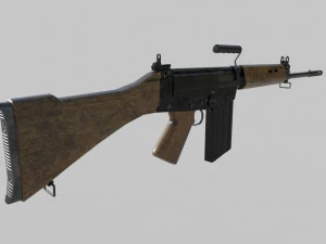 l1a1 - fn fal 3D Model