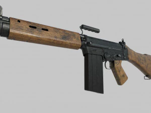l1a1 - fn fal 3D Model